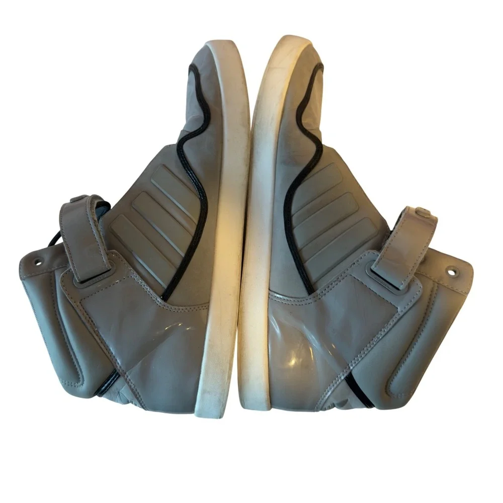 Adidas AR 2.0 Gray High Top Sneakers Size 13 Ankle Strap Streetwear Basketball